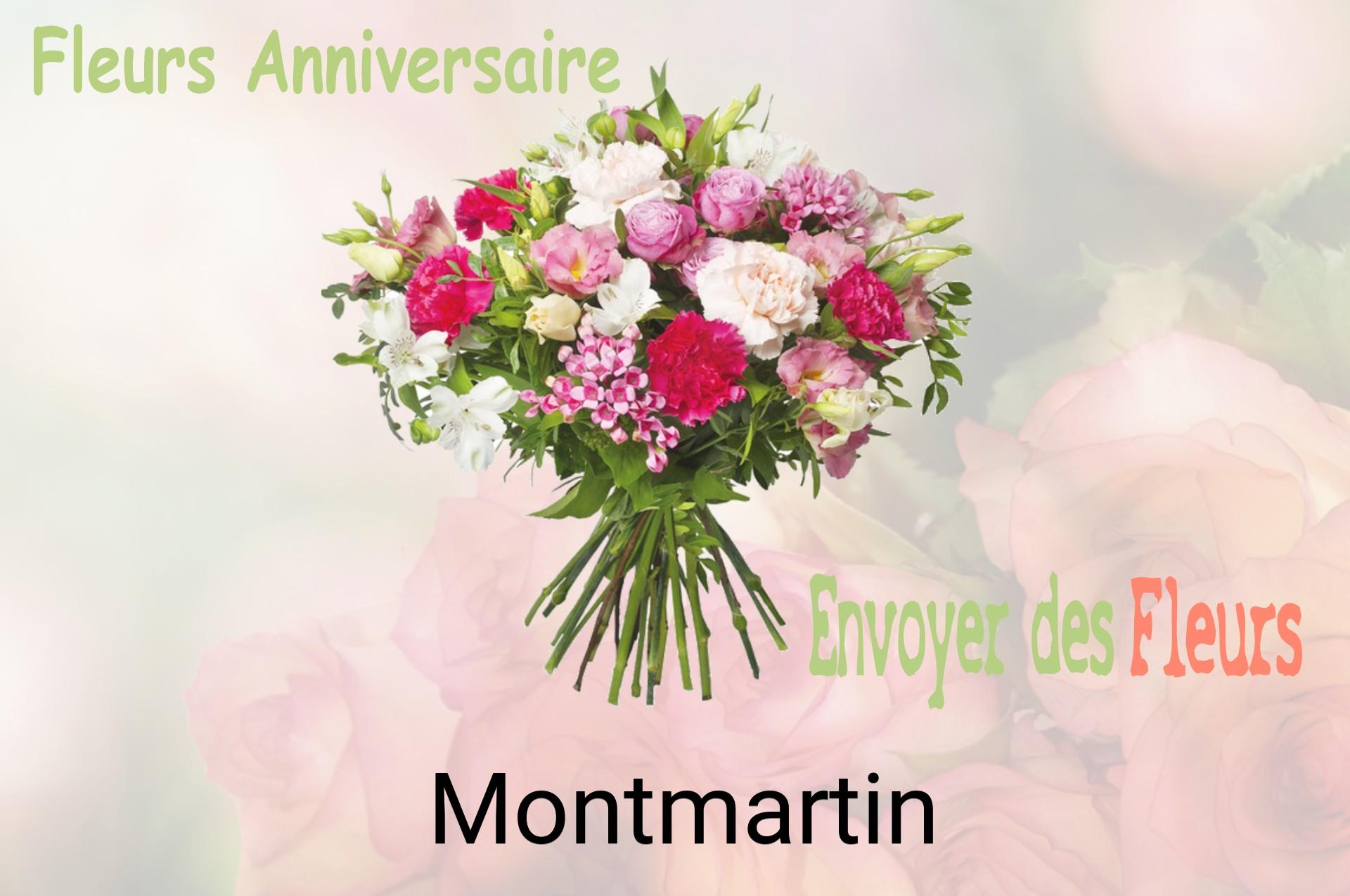 Bouquet de fleurs d’anniversaire livré à Montmartin